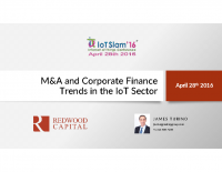 M&A AND CORPORATE FINANCE TRENDS IN THE IOT SECTOR