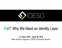 Maintaining Personal Privacy, Identity and Security in the IoT era