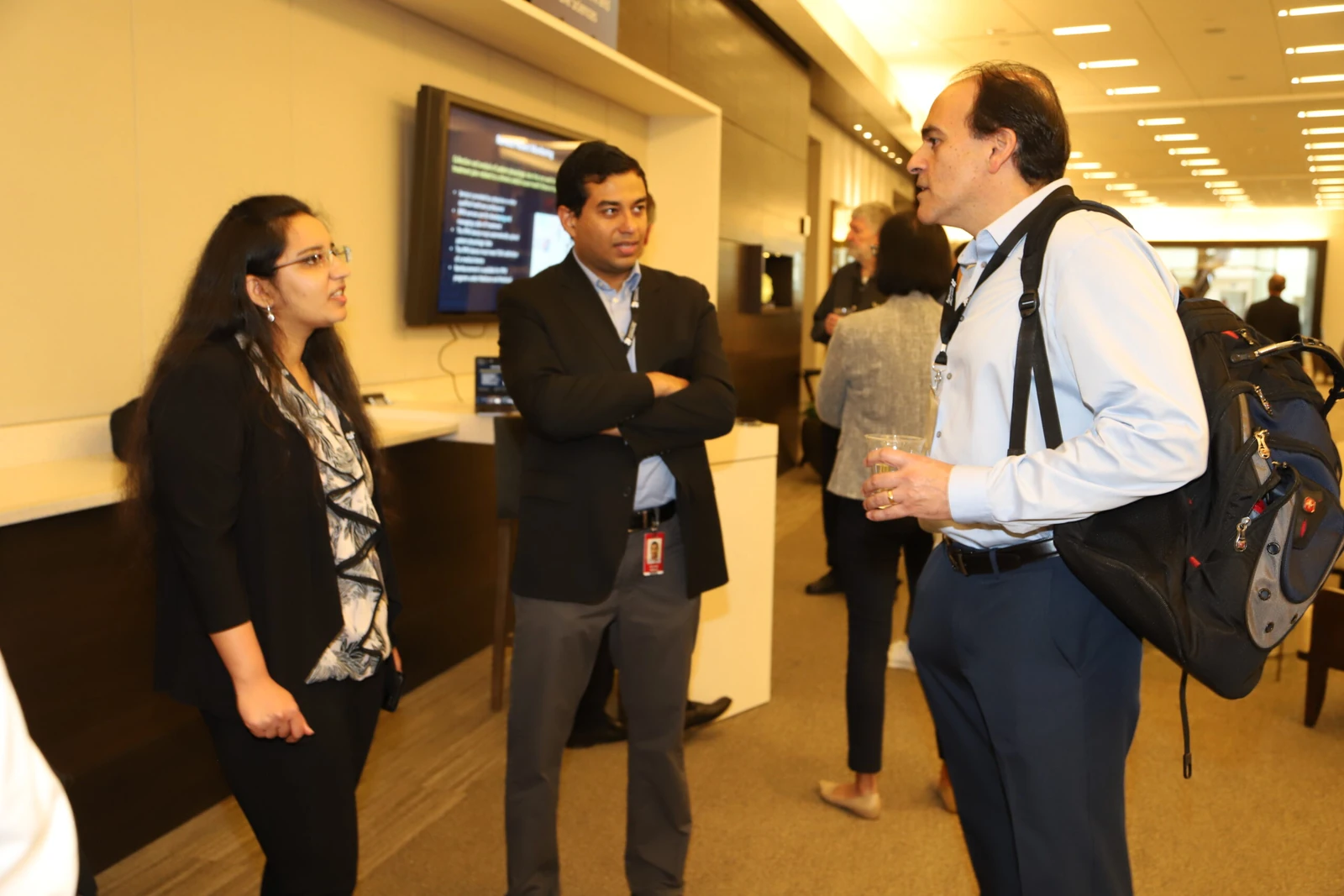 IoT Community members discussing technical work