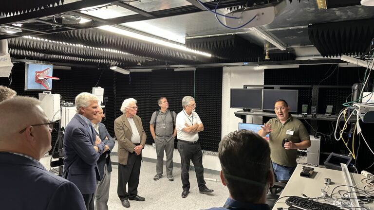 Technology testing demonstration at the Verizon Innovation Lab