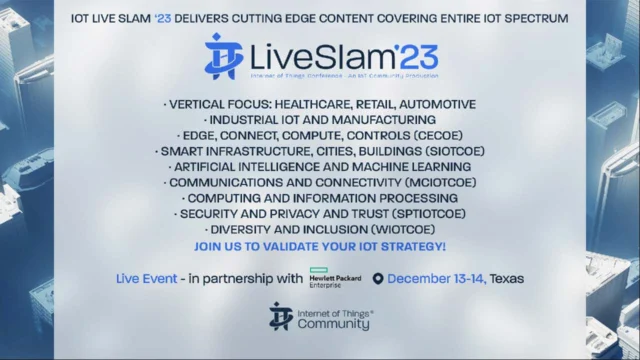 IoT Grand Slam Live 2023