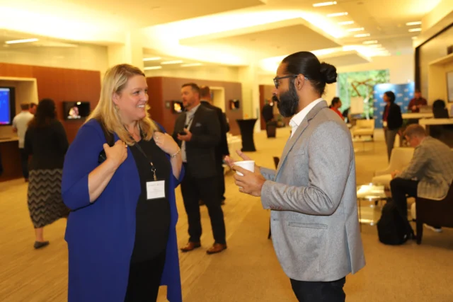 IoT Slam delegates in conversation