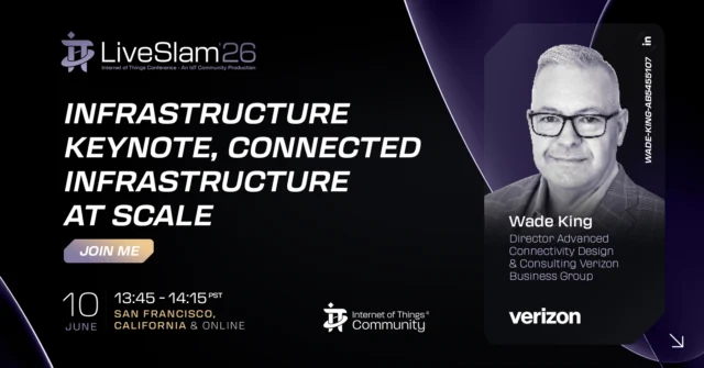 Session artwork: Connected Infrastructure at Scale — Wade King